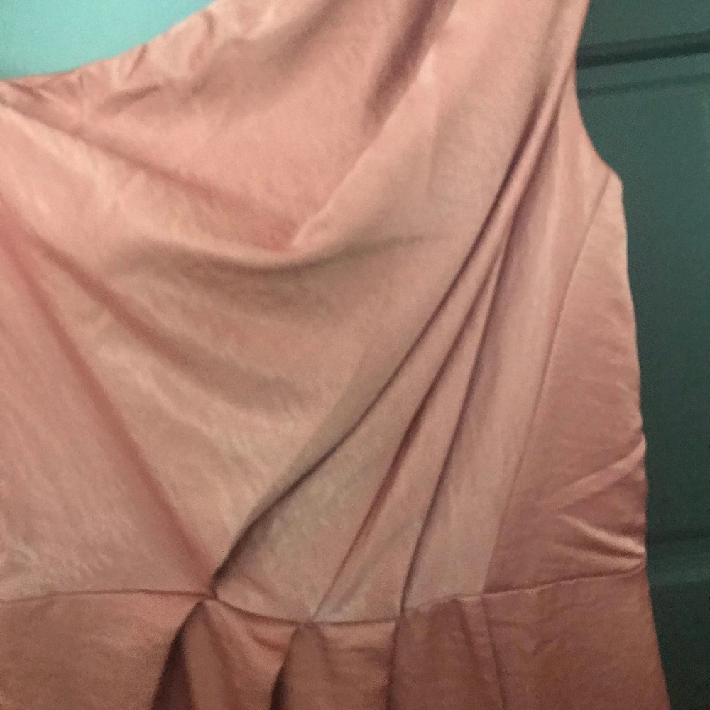 ASOS Rose Gold 1-Shoulder Maxi Dress - Picture 4 of 6